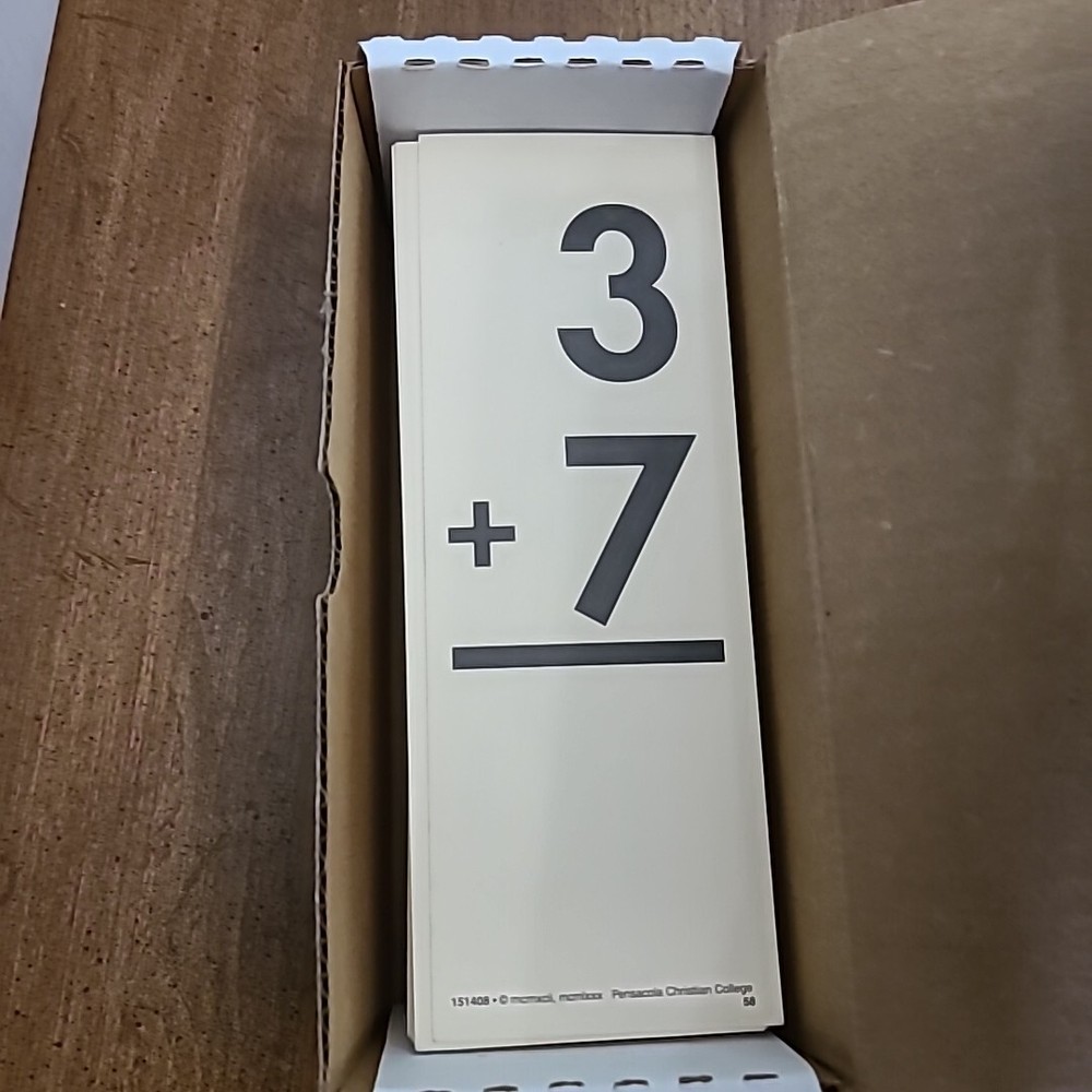 Abeka Addition Flashcards
