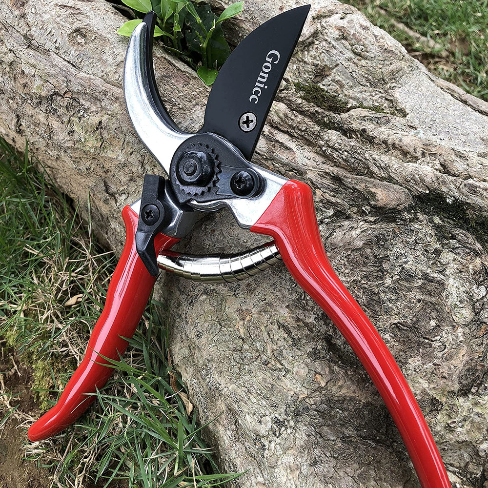8" Professional Sharp Bypass Pruning Shears (GPPS-1002), Tree Trimmers Secateurs