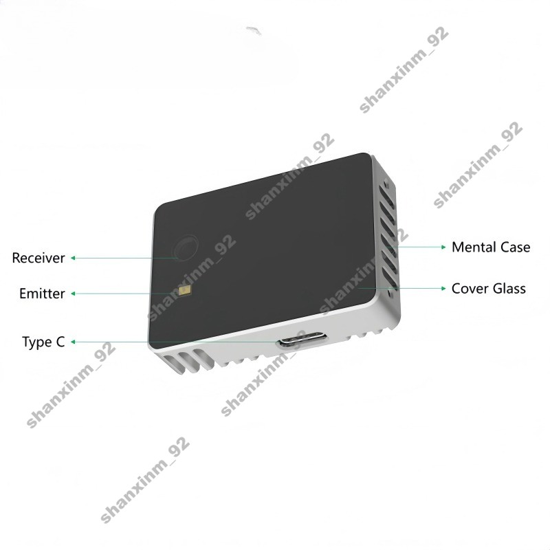 3D Solid-State Lidar TOF Indoor 5M Ranging Barrier-Resistant Distance Sensor