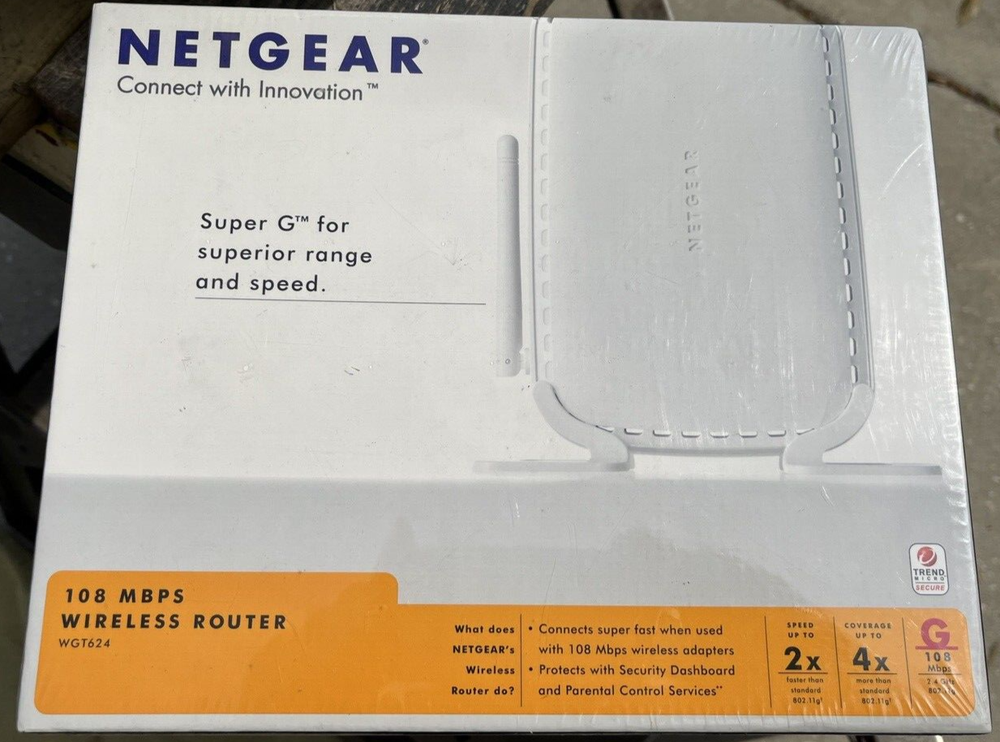 Netgear SUPER G Wireless Router 108 MBPS