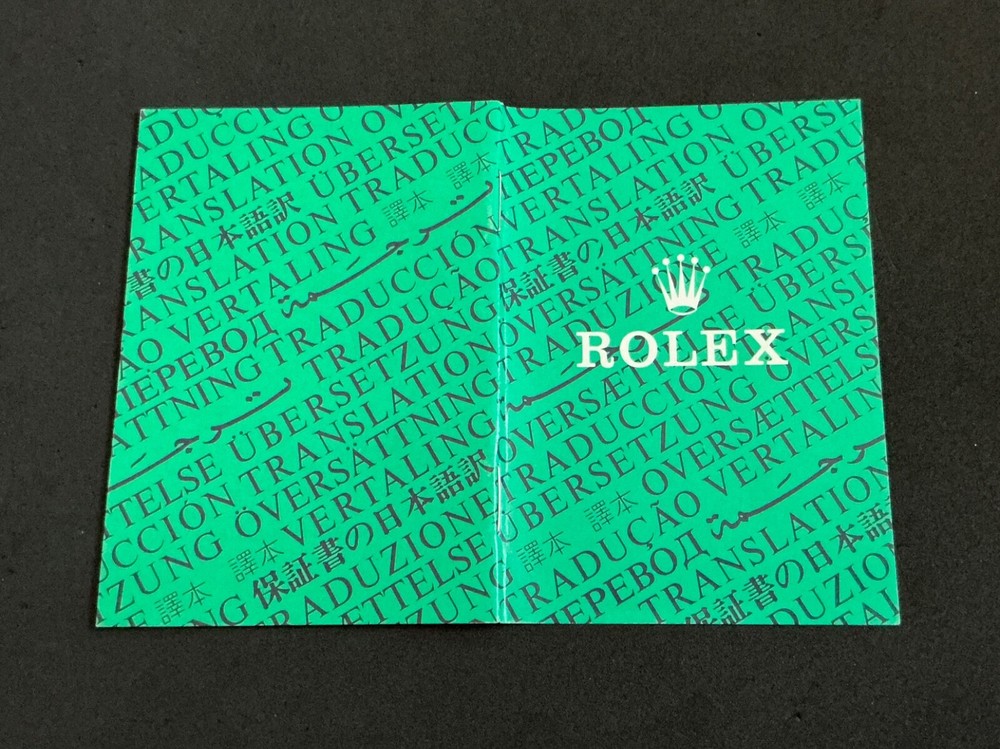 Authentic ROLEX TRANSLATION Booklet Code 565.00.6V For GMT Sub DD DJ..