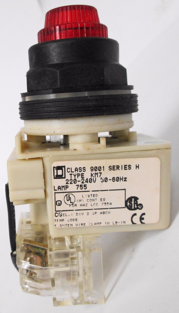 Square D 9001-KT7G31 Pilot Light Operator