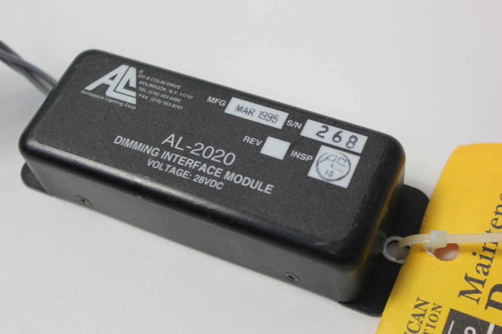 Aerospace Lighting Corp 28 Volt Dimming Interface Module, Model P/N: AL-2020