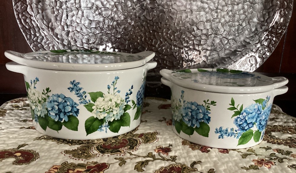 TEMP-TATIONS HYDRANGEA EASTER SPRING GORGEOUS PATTERN 🌱 🐣 HTF TEMPTATIONS