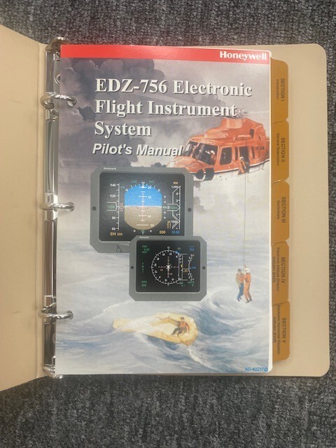 Honeywell EDZ-756 Flight Instrument System Pilot's Guide Manual