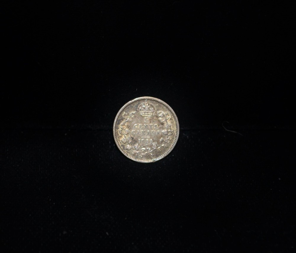 1911 Canada 5C KM 16 .9250 Silver #CR10280