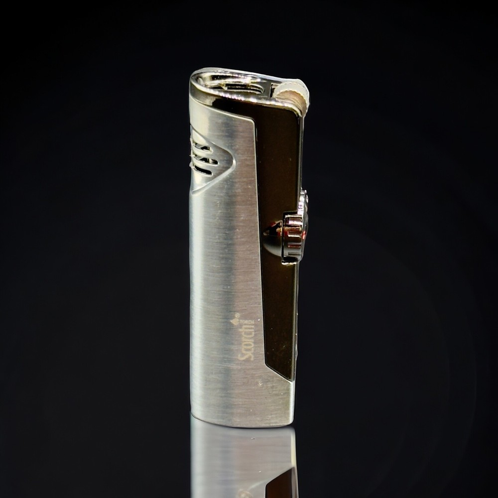SCORCH TORCH Double Flame Butane Refillable Torch Lighter 61636