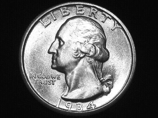 1934 Washington Quarter --- Choice Uncirculated