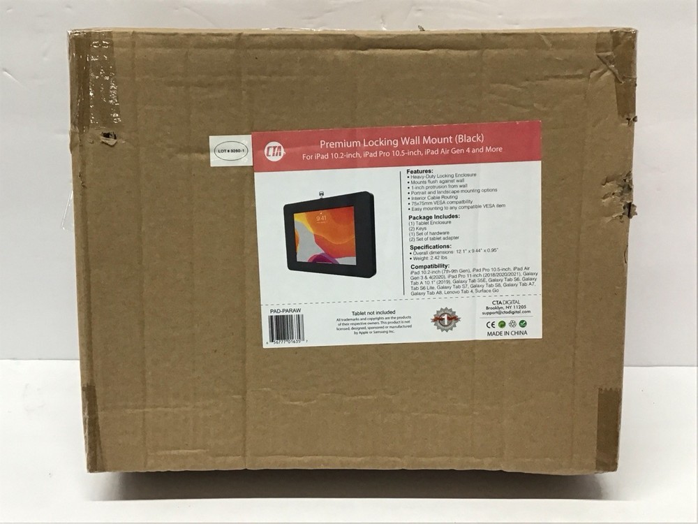 Hyperflex Security Tablet Kiosk Stand iPad 11" (A16) Black PAD-HSKSB