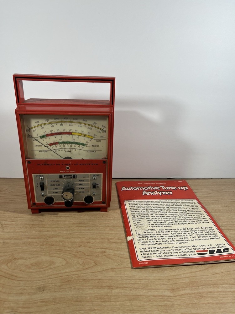 Vintage Montgomery Ward Automotive Tune-up Analyzer Untested