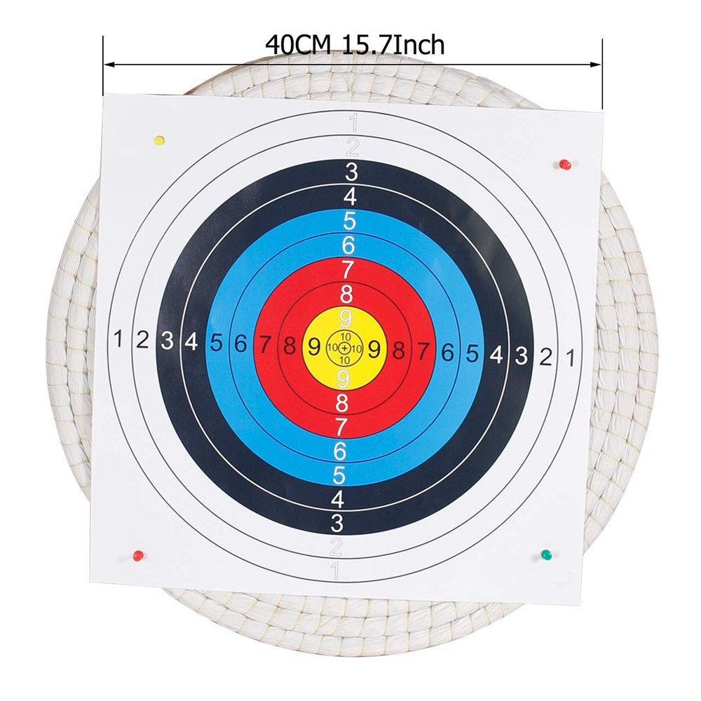 Traditional Solid Straw Round 3 Laryes Hand-Made Archery Target Face for Recurve