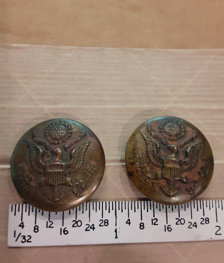 vintage uniform buttons