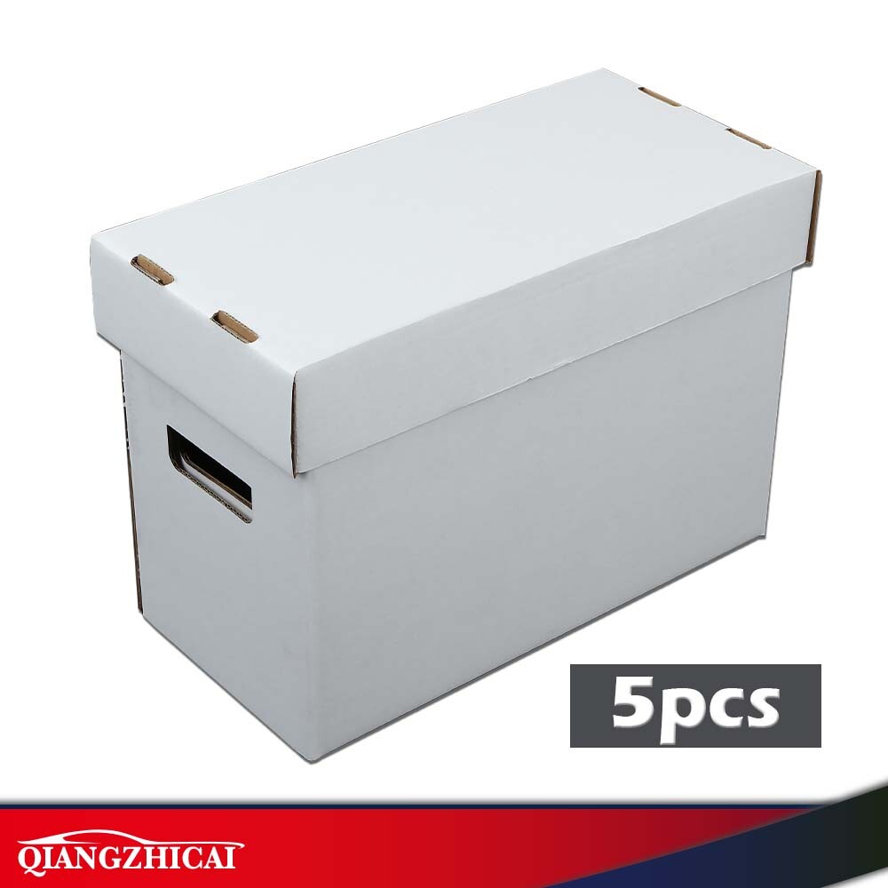 5Pcs Comic Books Storage Boxes Short Holds 150-175 Stackable Durable Archive NEW
