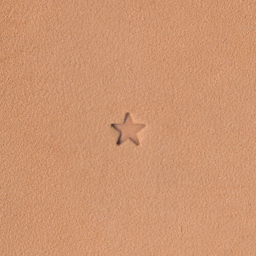 Star Small O54 Leather Stamp