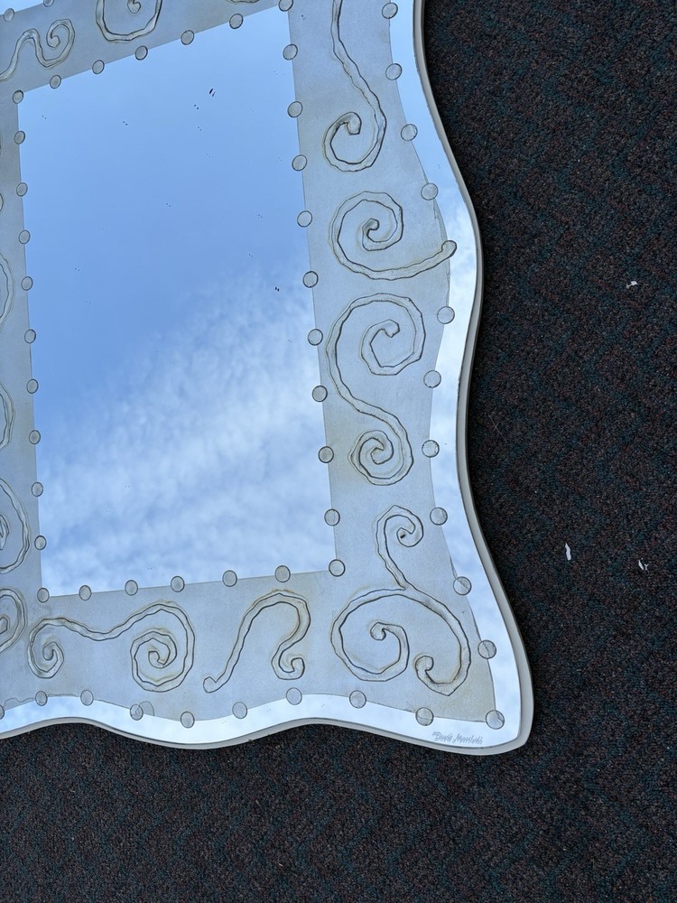67271 Modern ARTIST Signed Dave Marshall Decorator Mirror