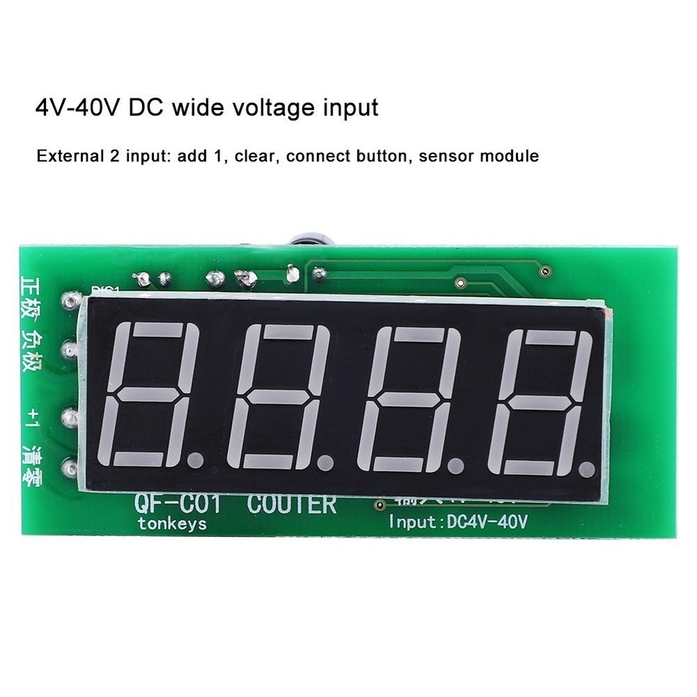 Counter Module High Quality 4-Digit Digital Display with Memory Function QF-C04