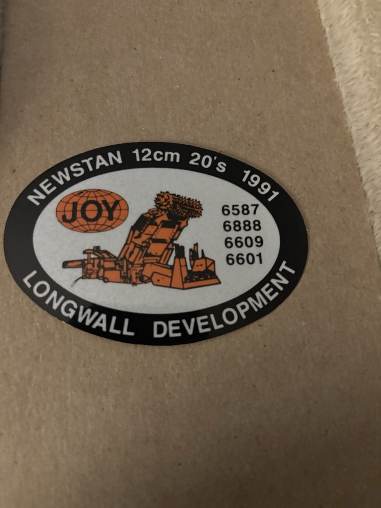 joy coal mining stickers Nice Australian Item 26