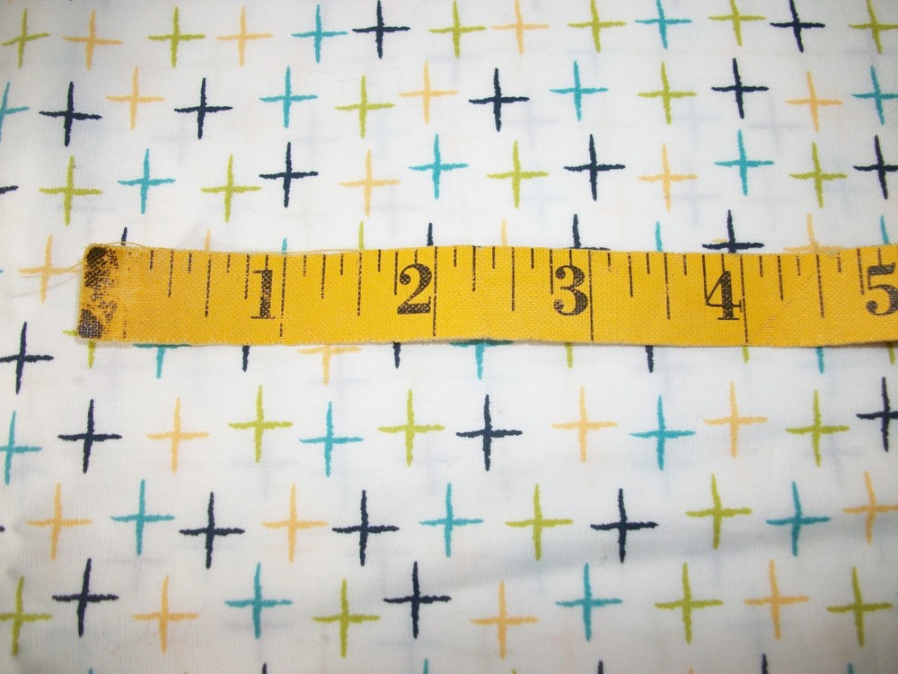 MODA GEOMETRIC PATTERN 100% COTTON FABRIC PIECES APPROX 2 YDS see description