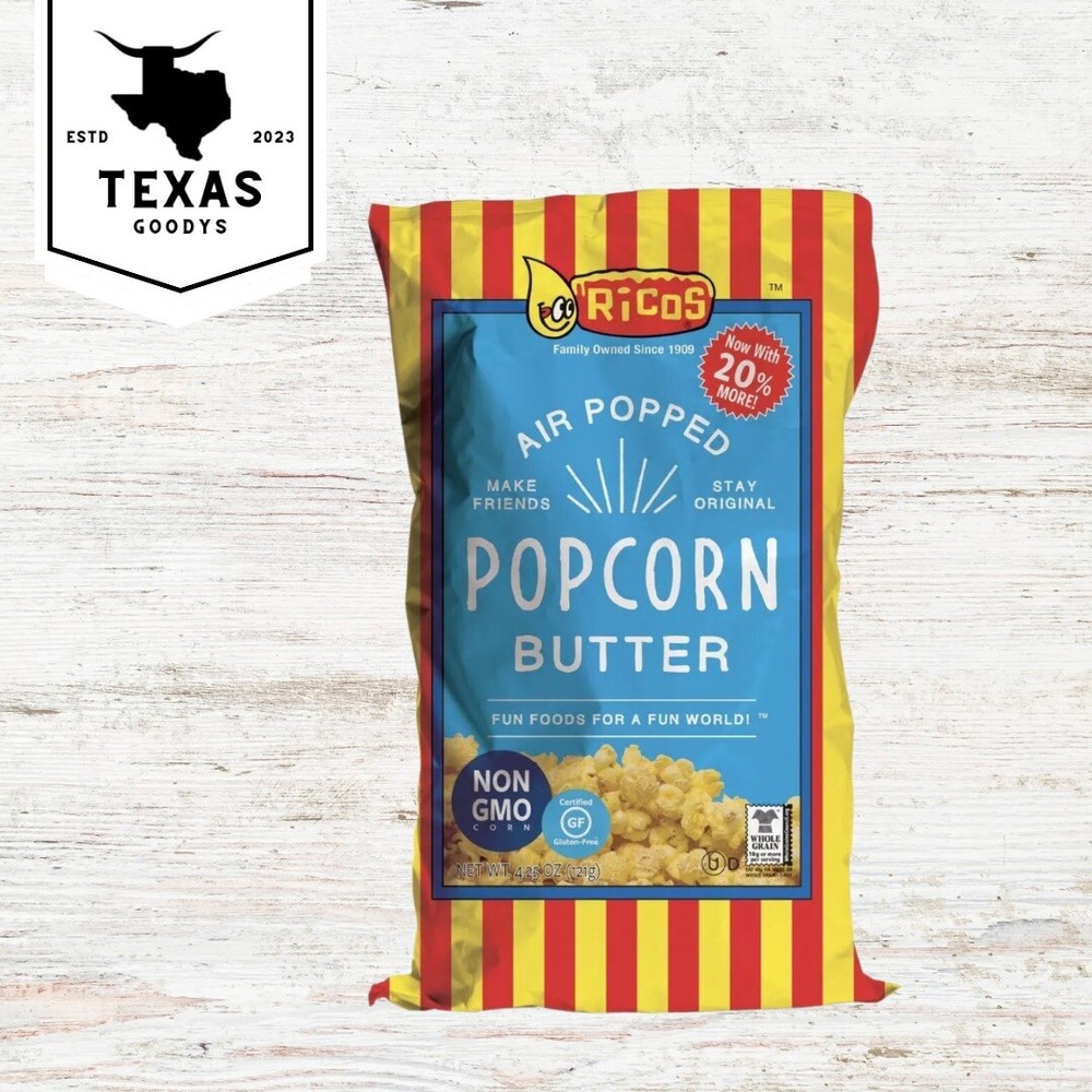 Ricos Butter Popcorn, 4.25 oz