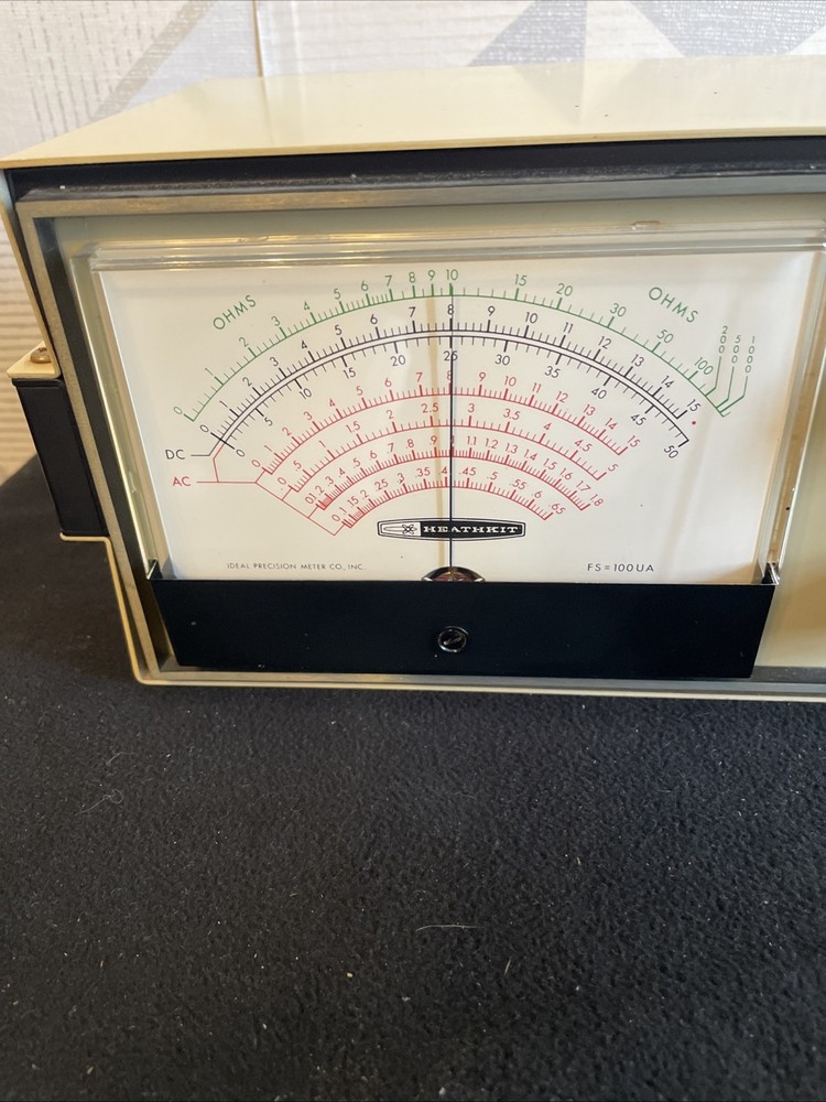 Heathkit Utility Solid State Voltmeter Model IM-16 with Probes Vintage
