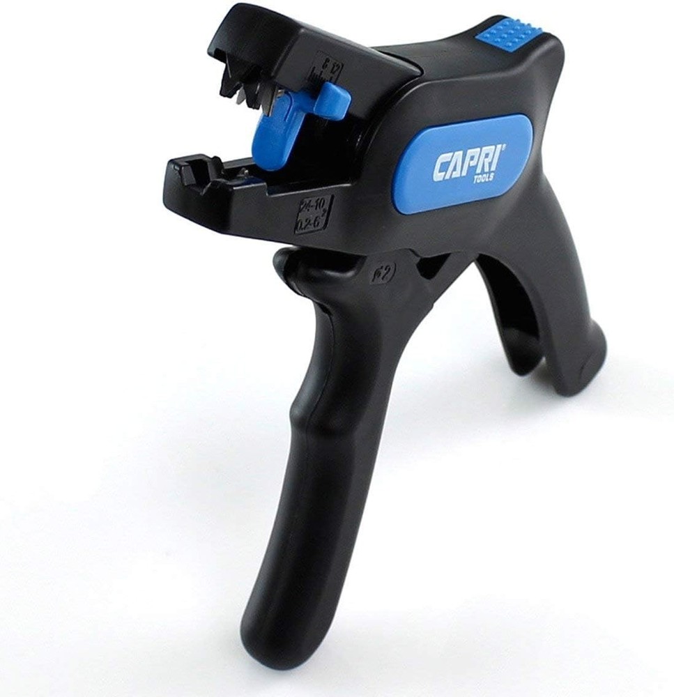 Capri Tools 20011 Automatic Wire Stripper and Cutter Small, Blue/Black