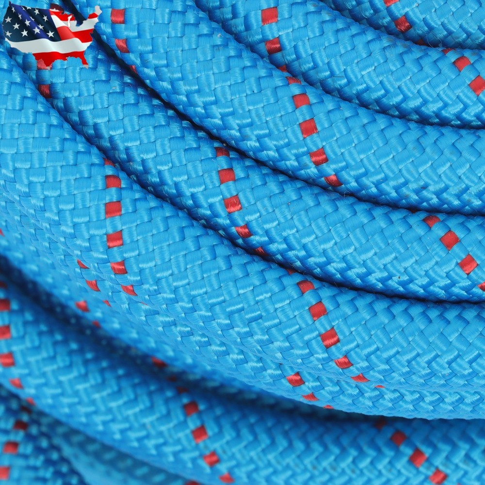 Pulling Rigging Line 1/2" × 125' Double Braid Nylon Polyester Arborist Bull Rope
