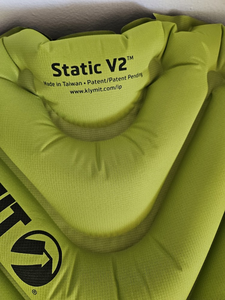 Klymit Static V2 Pad Sleeping Mat Green New