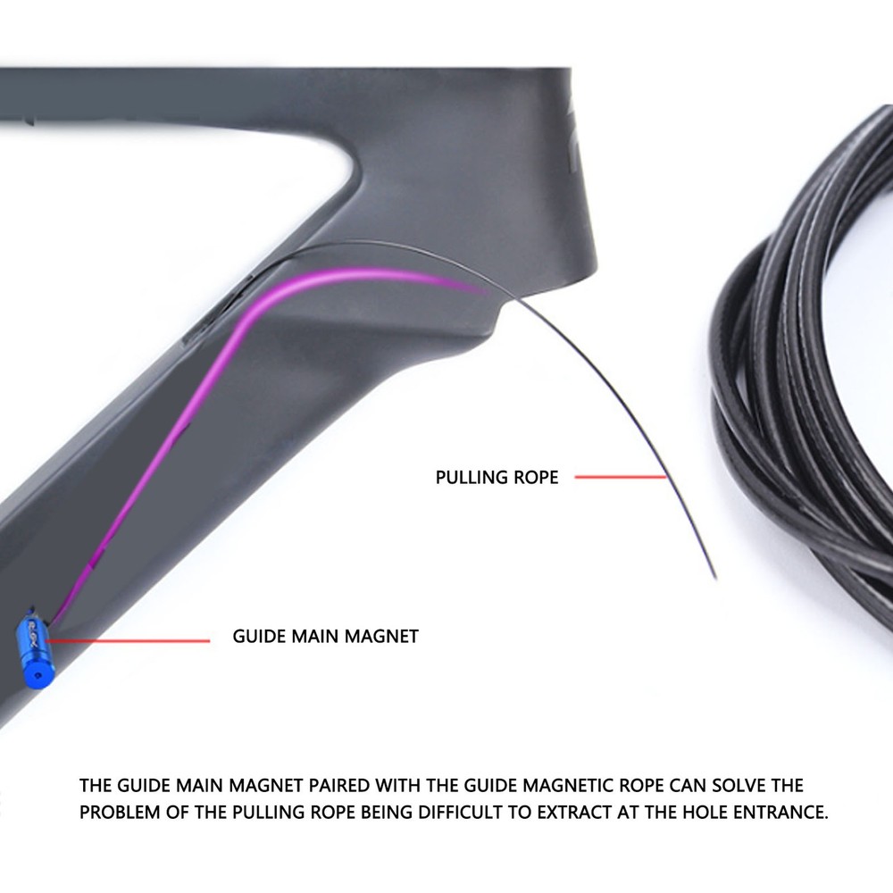Bike Internal Cable Routing Tool Kit Cable Magnetic Cable Puller Set