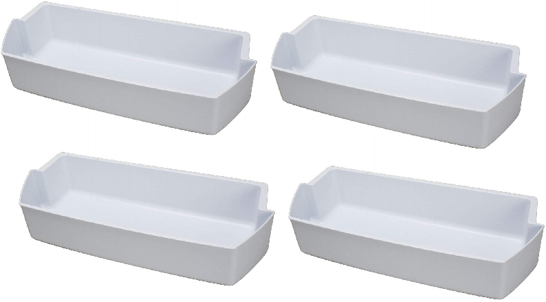 WP2187172 Replacement Whirlpool/Kenmore Refrigerator Door Bin WHITE New 4 Pack*
