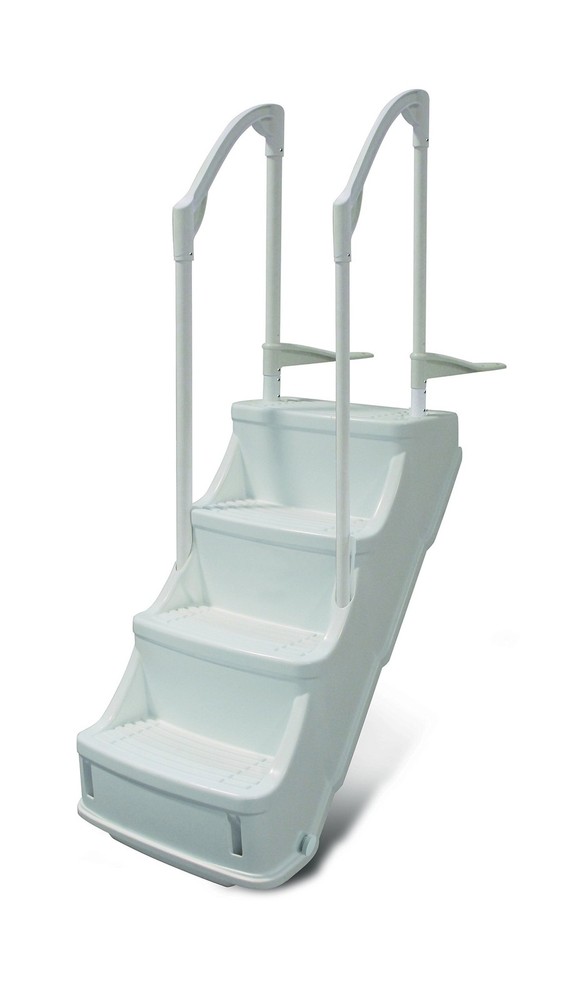 Drop in Step for Above Ground Pools White