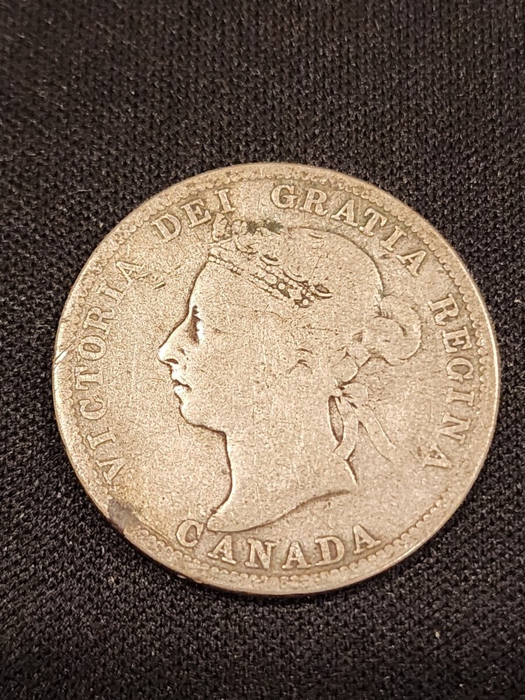 1899 Canada 25 Cents Silver Coin