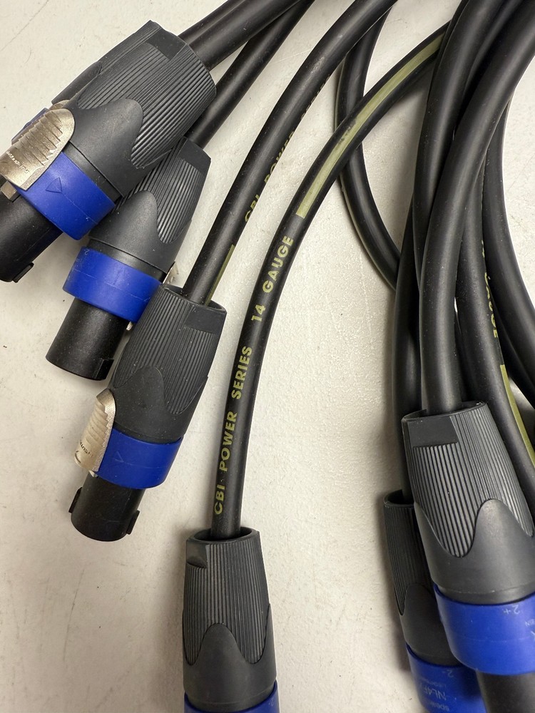 3 - foot two pole Speakon Cables
