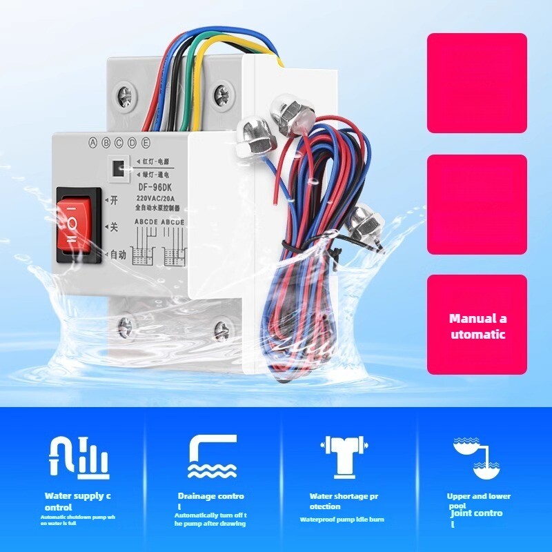 Automatic Water Level Detection Sensor Durable Pump Controller Switch
