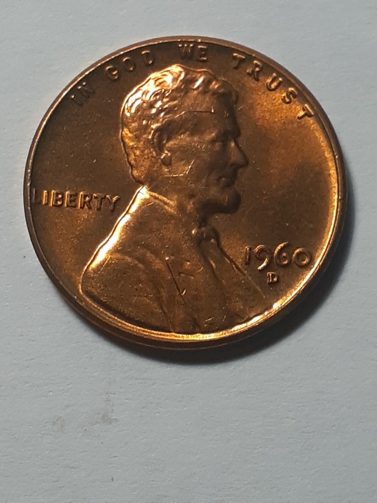 1960 D ONE CENT LINCOLN   RED