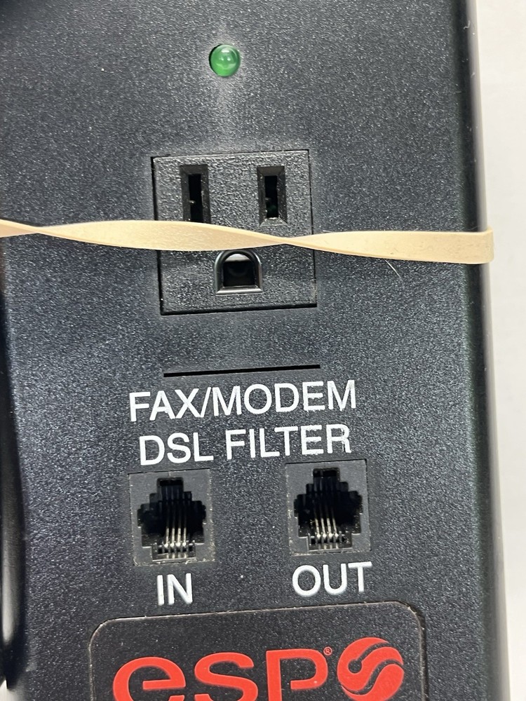 INTERTEK ESP DIGITAL QC AC POWER LINE FILTER SURGE PROTECTOR MFP-2 PREOWNED