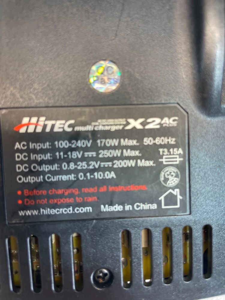 Hi-Tec X2 AC Plus Multi-Function AC/DC RC Charger