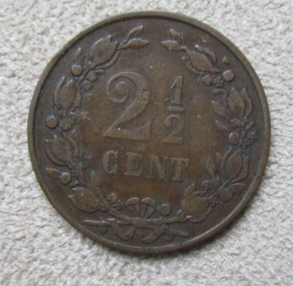2 1/2 CENTESIMI OLANDA 1880