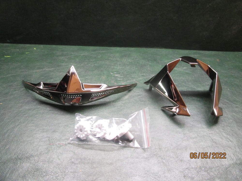 LS2 Helmet Accessories Chrome