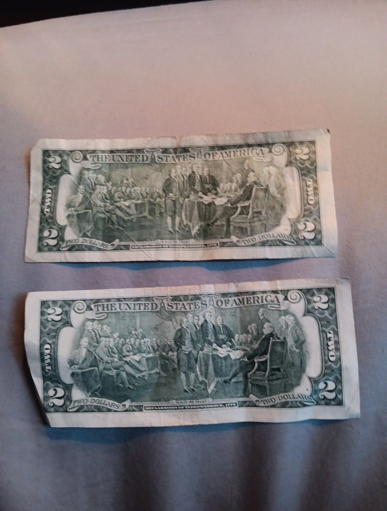 Billetes De Usa De Dos Dolares