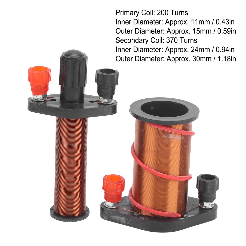 Primary Secondary Coil Physical Electromagnetic Induction Coil Experiment Toys