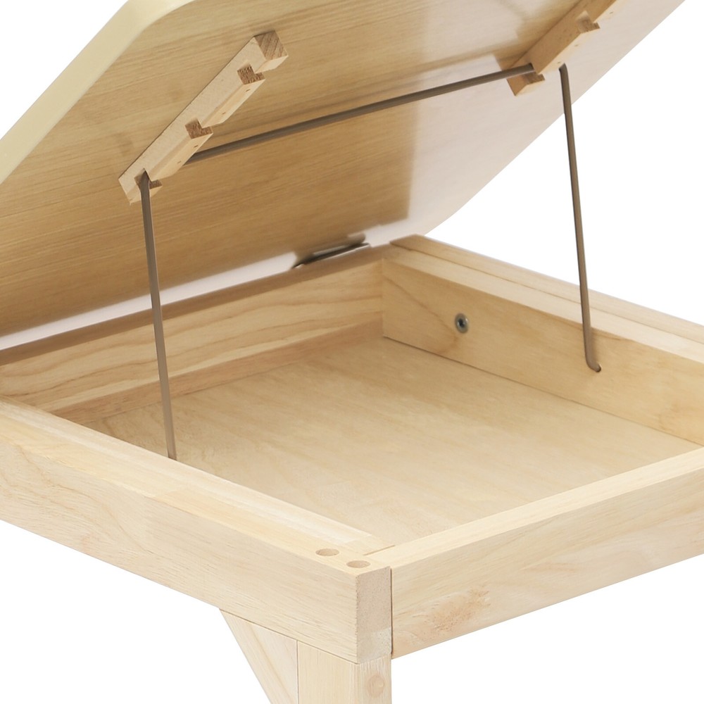 C-Shaped Couch Table Movable Bed/Sofa Side Table Adjustable Angle TV Tray Table