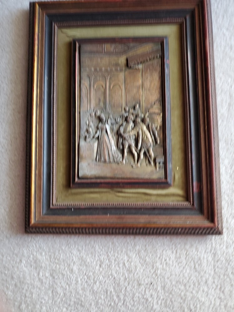 Mid Centry Copper Wall Relief