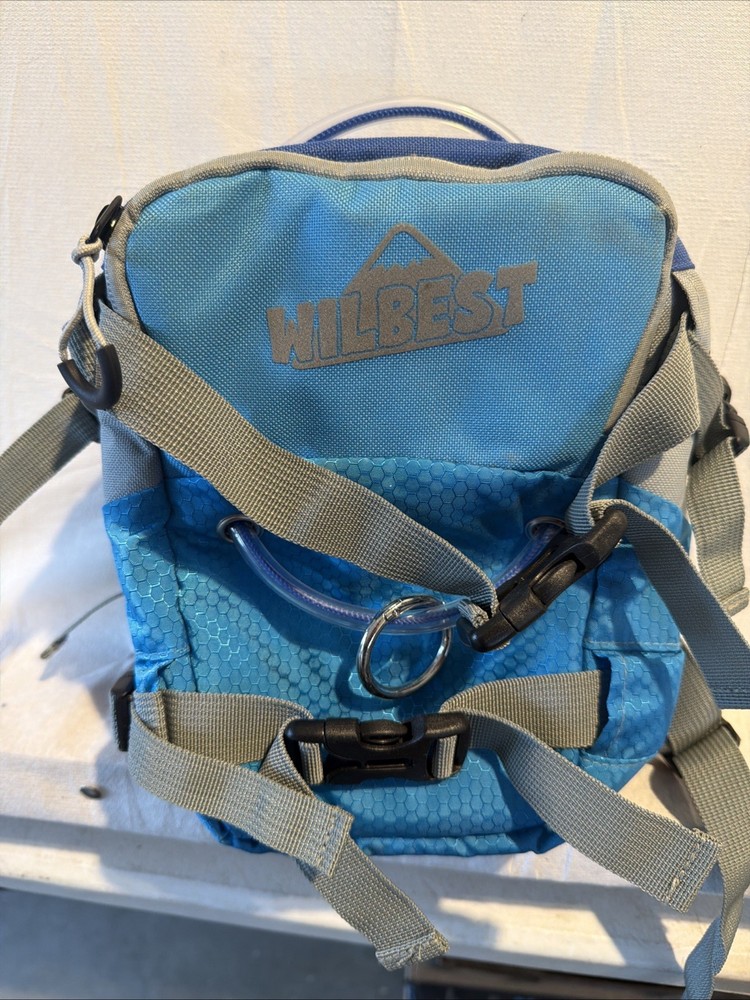 Kids Ski Training Harness Backpack Snowboard Trainer Leash Speed Control Blue