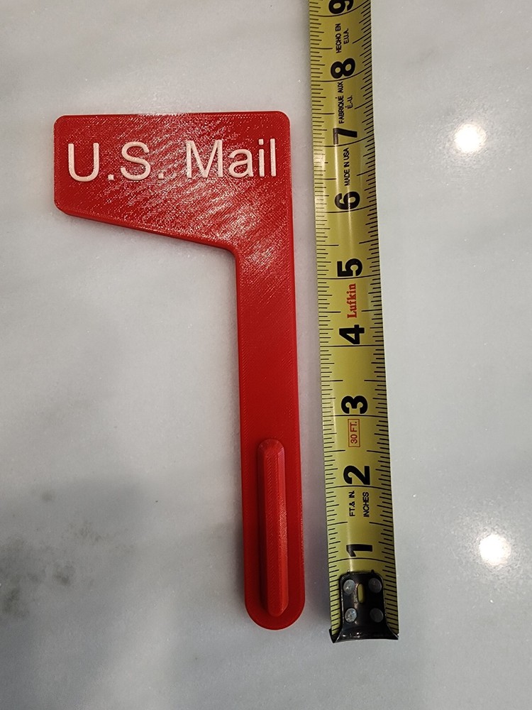 3D Printed Magnetic Mail Box Flag
