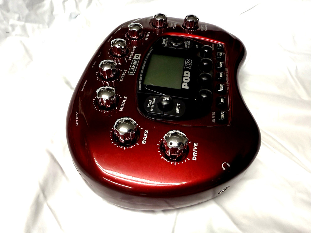 Line 6 POD DXT Multi-Effects Processor & FBV Foot Controller Set Used Tested .