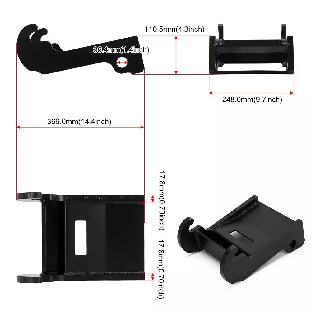 Bobcat X-Change E Coupler Bracket, Quick Attach，excavator Bucket Attachment