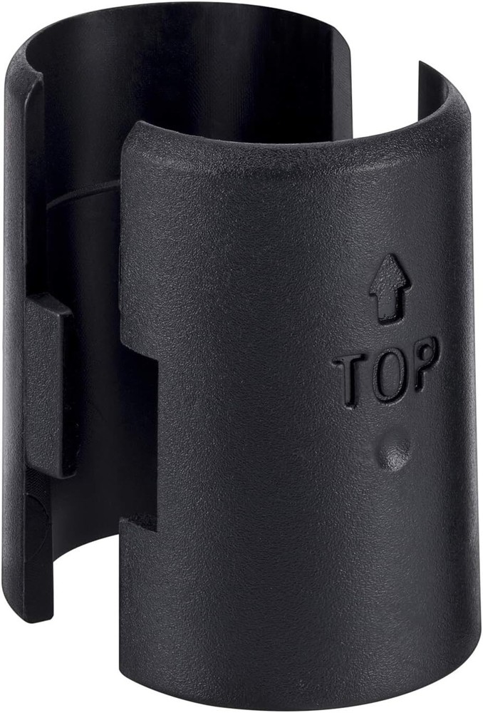 Versatile 50 Pack Wire Shelving Clips in Black - Secure Your Storage Solutions