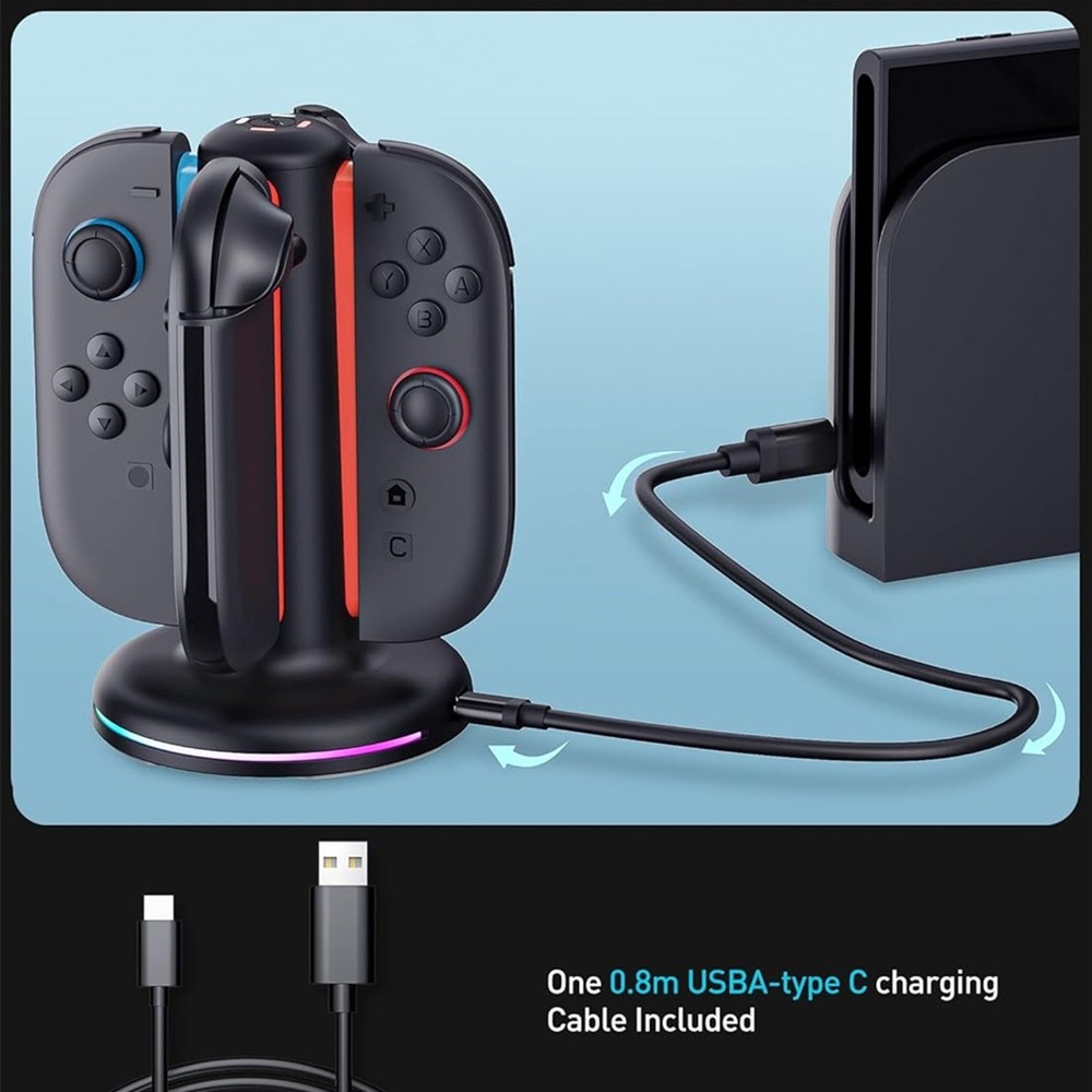 1PCS Charging Dock Charging Dock for Nintendo Switch 2 JoyCon 2 Fast Charger