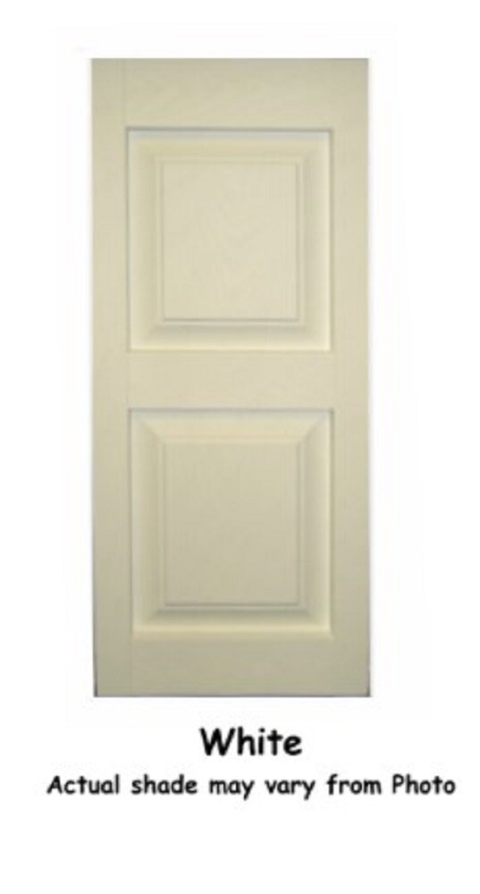 White Vinyl Shutter Screws Dinesol #001