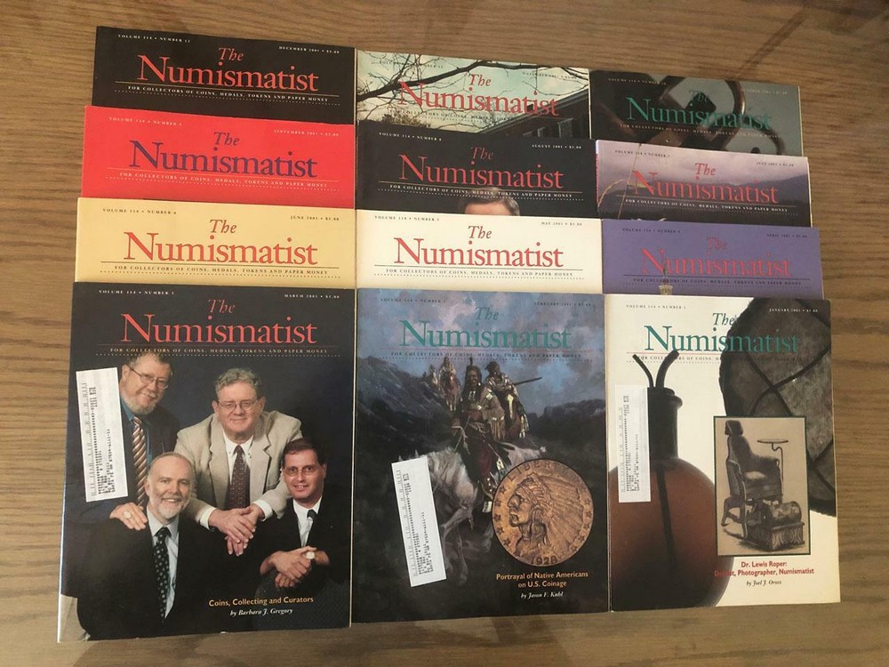The Numismatist - COMPLETE SET 2001 (12 Issues)